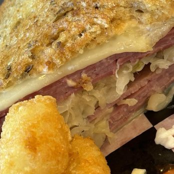 Manheim Diner - Reuben Sandwich with tater tots. - Diners Near Me - Pottsville, Pennsylvania Manheim Diner - Reuben Sandwich with tater tots. - Diners Near Me - Pottsville, Pennsylvania
