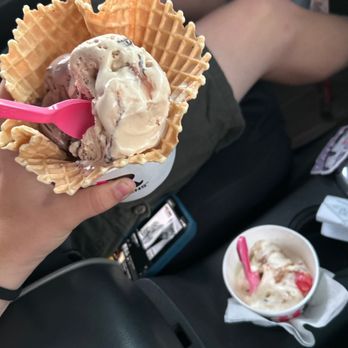 Baskin-Robbins - a person eating ice cream in a waffle cone - Ice Cream & Frozen Yogurt Near Me - Bend, Oregon Baskin-Robbins - a person eating ice cream in a waffle cone - Ice Cream & Frozen Yogurt Near Me - Bend, Oregon