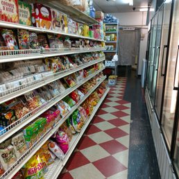 shelves of food and snacks shelves of food and snacks