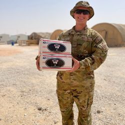 Deployed Service Member received his Soldiers' Angels care packages!