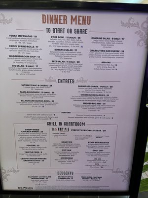 Menu photo 3 The Chartroom Bar and Lounge Toronto, ON Menu photo 3 The Chartroom Bar and Lounge Toronto, ON