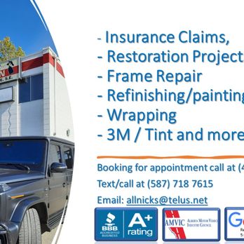 All Nicks Collision - Auto Repair Near Me - Calgary, Alberta All Nicks Collision - Auto Repair Near Me - Calgary, Alberta