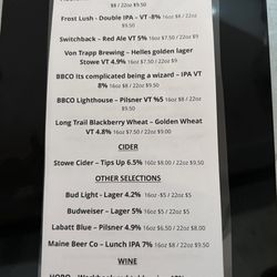 MC’s Penalty Box - Beer/wine