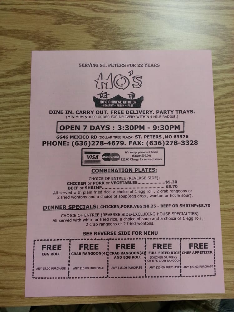 Ho's Chinese Kitchen Logo