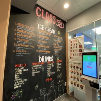 Class 520 - Menu - Ice Cream & Frozen Yogurt Near Me - College Park, Maryland