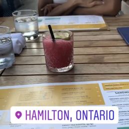 Outside patio! Sipping!