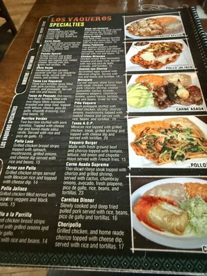 Menu photo 2 Los Vaqueros Lake Toxaway, NC