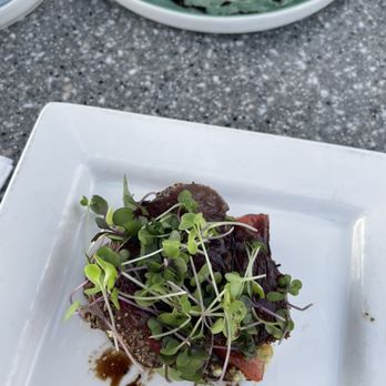Mala Ocean Tavern - Seared Ahi Bruschetta - Seafood Near Me - Lahaina, Hawaii Mala Ocean Tavern - Seared Ahi Bruschetta - Seafood Near Me - Lahaina, Hawaii