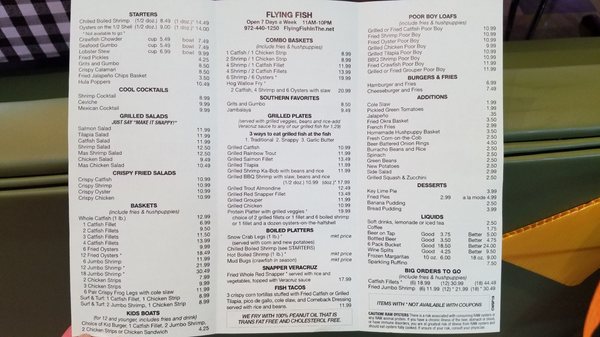 Menu photo 6 Flying Fish Coppell, TX