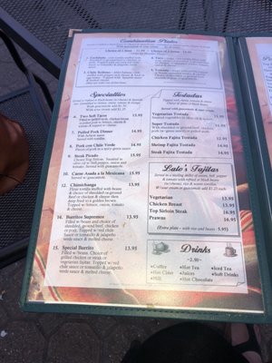 Menu photo 3 Lalos Mexican Restaurant Mount Shasta, CA
