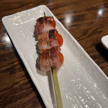 Raku - Tomato wrapped bacon - Japanese Near Me - Las Vegas, Nevada Raku - Tomato wrapped bacon - Japanese Near Me - Las Vegas, Nevada