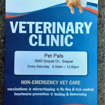 Pet Pals Discount Pet Supplies - Pet Pals has a low cost vaccination clinic every Saturday morning from 9:30-12n. - Pet Stores Near Me - Soquel, California Pet Pals Discount Pet Supplies - Pet Pals has a low cost vaccination clinic every Saturday morning from 9:30-12n. - Pet Stores Near Me - Soquel, California