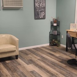 Kathy's Wig Boutique - Places for friends, and family to sit.