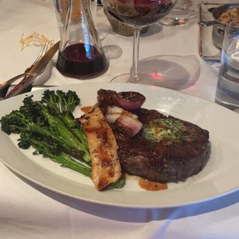 Lulou's Restaurant - Dry aged ribeye with broccolini - American Near Me - Reno, Nevada Lulou's Restaurant - Dry aged ribeye with broccolini - American Near Me - Reno, Nevada