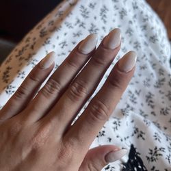 Napili Nails - Chunky, uneven, just over all not done well.