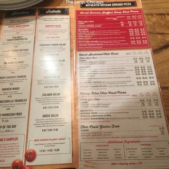 Giordano's - Part of the menu - Pizza Near Me - Chicago, Illinois Giordano's - Part of the menu - Pizza Near Me - Chicago, Illinois