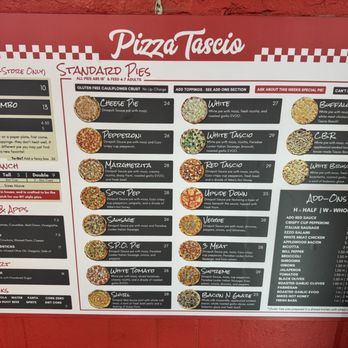 Pizza Tascio NKC - menu - Pizza Near Me - North Kansas City, Missouri