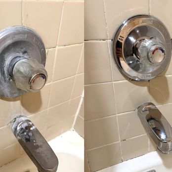 Haven Home Services - Years of hard water and soap scum to gleaming. So clean you can see yourself! - Home Cleaning Near Me Haven Home Services - Years of hard water and soap scum to gleaming. So clean you can see yourself! - Home Cleaning Near Me