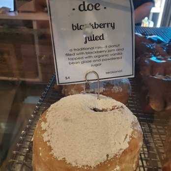Doe Donuts - 1/23/2020 - the blackberry filling was pretty delicious but still not worth the insane pricetag. - Donuts Near Me - Portland, Oregon Doe Donuts - 1/23/2020 - the blackberry filling was pretty delicious but still not worth the insane pricetag. - Donuts Near Me - Portland, Oregon
