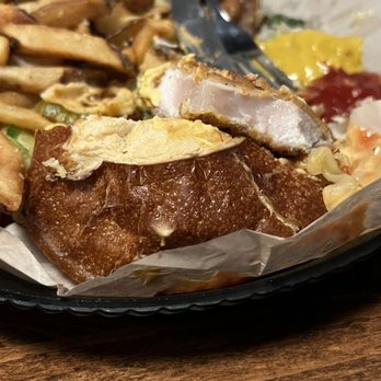 Crooked Pint Ale House - Beer Cheese Chicken Sandwich - Sports Bars Near Me - Savage, Minnesota