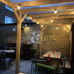 Dog & Truck - Patio area