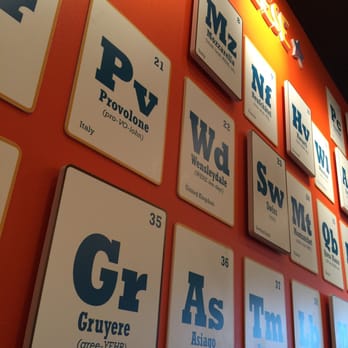 Toasted - Periodic table of cheese - Vegan Near Me - Winter Park, Florida