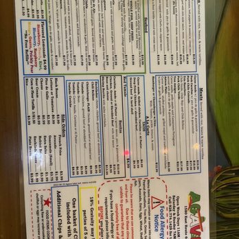 Agave Mexican Restaurant - Menu as of August 2022 - Mexican Near Me - Flagstaff, Arizona Agave Mexican Restaurant - Menu as of August 2022 - Mexican Near Me - Flagstaff, Arizona
