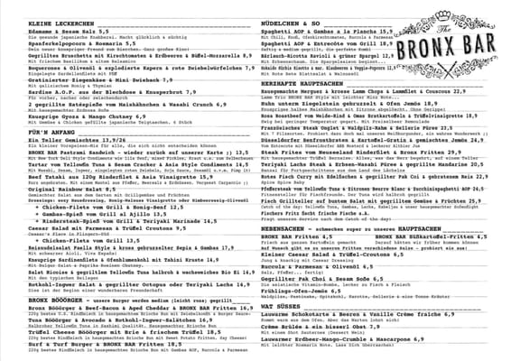 Menu photo 2 The Bronx Bar Dusseldorf, NW