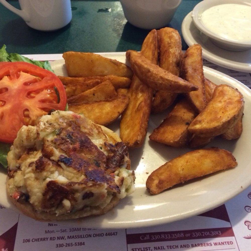 B & K Cafe - Crab cake sandwich - Cafes Near Me - Massillon, Ohio B & K Cafe - Crab cake sandwich - Cafes Near Me - Massillon, Ohio