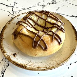 Kolaches And Coffee - Hazelnut and Cheese Kolache - Mmm!
