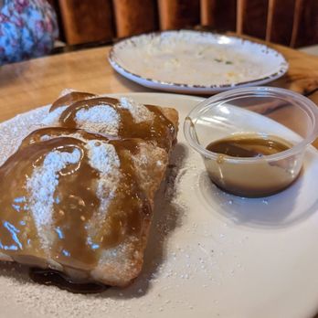The Mustard Seed - Beignets with a delicious caramel sauce - Vegan Near Me - Cerritos, California The Mustard Seed - Beignets with a delicious caramel sauce - Vegan Near Me - Cerritos, California