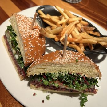 Northstar Café - Northstar burger (vegetarian made with beets) - Cafes Near Me - Columbus, Ohio Northstar Café - Northstar burger (vegetarian made with beets) - Cafes Near Me - Columbus, Ohio