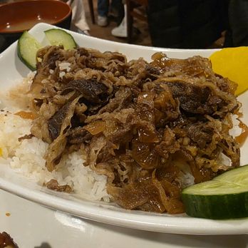Sakura Japanese Restaurant - Gyudon sliced beef over rice. - Japanese Near Me - Waltham, Massachusetts Sakura Japanese Restaurant - Gyudon sliced beef over rice. - Japanese Near Me - Waltham, Massachusetts