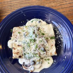 Mushroom crepes