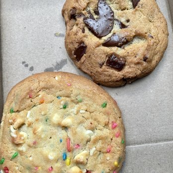 Insomnia Cookies - two cookies in a box - Desserts Near Me - Indianapolis, Indiana
