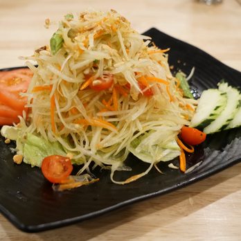 Basil & Co - Green Papaya Salad - Thai Near Me - Diamond Bar, California