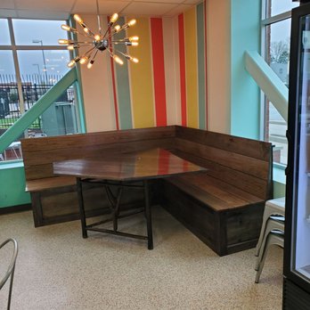 Fundae's Ice Cream & Sweets - a corner booth - Ice Cream & Frozen Yogurt Near Me - Speedway, Indiana Fundae's Ice Cream & Sweets - a corner booth - Ice Cream & Frozen Yogurt Near Me - Speedway, Indiana