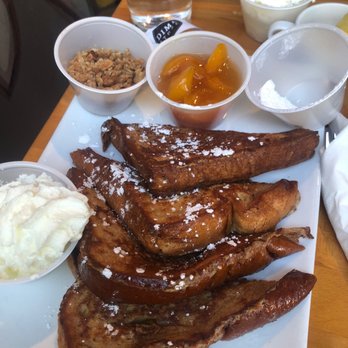 Dime Store - Peach cobbler French toast - Breakfast & Brunch Near Me - Detroit, Michigan