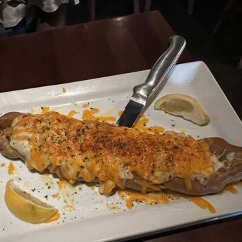 Rik's Cafe - Crabmeat Pretzel was delicious.  Warm pretzel is enough, but the cheesy crab was just over the top delish! - Cafes Near Me - Hagerstown, Maryland