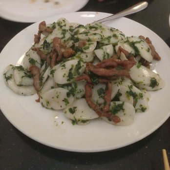 The Bund - The fried ricecakes with shredded bokchoy and meat shreds. - Shanghainese Near Me - Forest Hills, New York