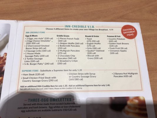 Menu photo 5 Village Inn Tallahassee, FL