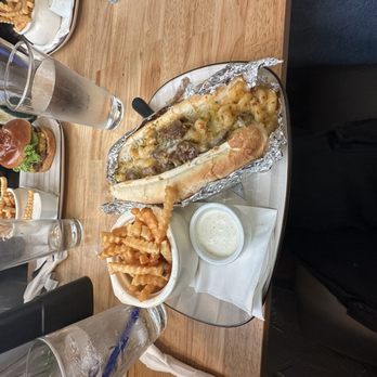 Pacific Pasta & Grill - this mac and cheesesteak was really good, it's big too - Pasta Shops Near Me - Richland, Washington