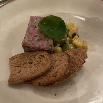 Cherwell Boathouse - Ham hock terrine - British Near Me - Oxford, OXF Cherwell Boathouse - Ham hock terrine - British Near Me - Oxford, OXF