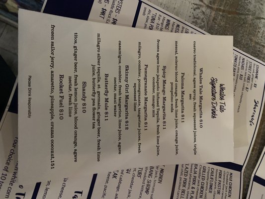 Menu photo 2 Whales Tale Northport, NY Menu photo 2 Whales Tale Northport, NY