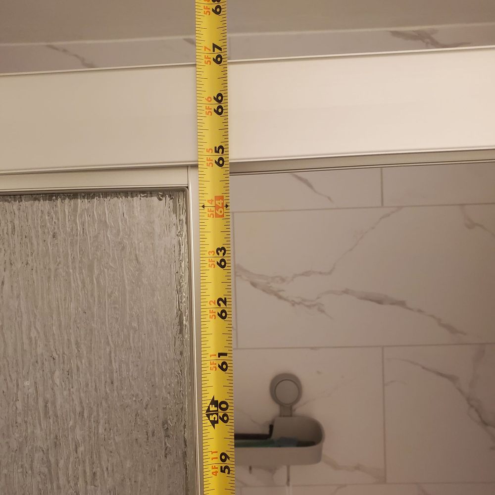 Illinois Remodeling Consultants - Incorrect shower door installed (height) - General Contractors Near Me Illinois Remodeling Consultants - Incorrect shower door installed (height) - General Contractors Near Me