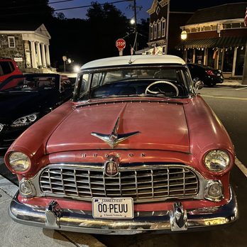 Vincitori Apizza - a classic car parked on the side of the road - Pizza Near Me - Niantic, Connecticut