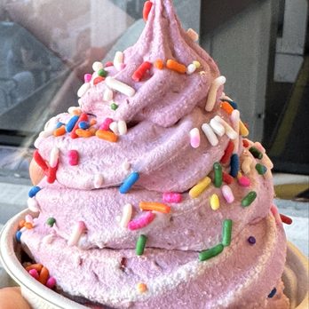 Nico's Ice Cream - Raspberry with sprinkles - Ice Cream & Frozen Yogurt Near Me - Monterey, California Nico's Ice Cream - Raspberry with sprinkles - Ice Cream & Frozen Yogurt Near Me - Monterey, California