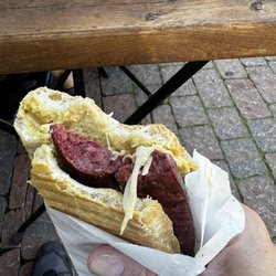 William J. Walter Saucissier - Hot dog or sausage sandwich. Whatever!