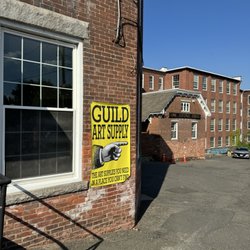 Guild Art Supply - The road leading to our front entrance. Where Union Street, Payson Avenue, Williston Avenue, and Cottage Street all intersect.
