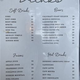 Brunch menu (2/2) as of 6/21/25 Brunch menu (2/2) as of 6/21/25